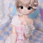 MOZU  比奈  65cm  3.5kg 肌色＆瞳色＆ウィッグ＆メイク＆衣装は画像と同じ ビニールヘッド+シリコンボディ 可愛いラブドール