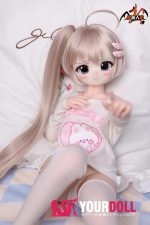 MOZU  比奈  65cm  3.5kg 肌色＆瞳色＆ウィッグ＆メイク＆衣装は画像と同じ ビニールヘッド+シリコンボディ 可愛いラブドール - 画像 (2)