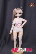 MOZU  比奈  65cm  3.5kg 肌色＆瞳色＆ウィッグ＆メイク＆衣装は画像と同じ ビニールヘッド+シリコンボディ 可愛いラブドール - 画像 (10)