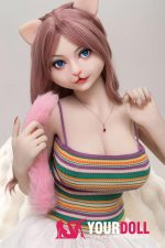 Dolls Castle Miriam 156CM Eカップ #SC1 シリコンヘッド+TPEボディ 顎機能付き ケモノ系 ラブドール
