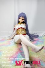 GUAVADOLL DM02 147cm Cカップ ノーマル肌 デカールメイク ビニール製のヘッド 麻呂眉 ラブドール - 画像 (2)