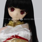 GUAVADOLL DM02 147cm Cカップ ノーマル肌 デカールメイク ビニール製のヘッド 黒髪 ロング ラブドール