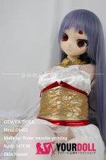 GUAVADOLL DM02 147cm Cカップ ノーマル肌 デカールメイク ビニール製のヘッド 麻呂眉 ラブドール - 画像 (3)