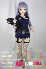 GUAVADOLL DM04 147cm Cカップ ノーマル肌 手描きメイク ビニール製のヘッド さっぱり 美少女 ラブドール - 画像 (4)