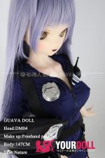 GUAVADOLL DM04 147cm Cカップ ノーマル肌 手描きメイク ビニール製のヘッド さっぱり 美少女 ラブドール - 画像 (2)