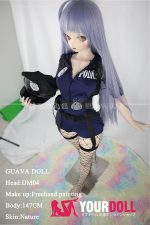 GUAVADOLL DM04 147cm Cカップ ノーマル肌 手描きメイク ビニール製のヘッド さっぱり 美少女 ラブドール - 画像 (3)