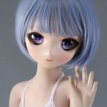 GUAVADOLL DM02 136cm AAカップ ノーマル肌 手描きメイク ビニール製のヘッド 可愛い ラブドール
