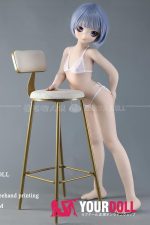 GUAVADOLL DM02 136cm AAカップ ノーマル肌 手描きメイク ビニール製のヘッド 可愛い ラブドール - 画像 (3)