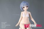 GUAVADOLL DM02 136cm AAカップ ノーマル肌 手描きメイク ビニール製のヘッド 可愛い ラブドール - 画像 (8)
