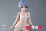 GUAVADOLL DM02 136cm AAカップ ノーマル肌 手描きメイク ビニール製のヘッド 可愛い ラブドール - 画像 (6)