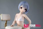 GUAVADOLL DM02 136cm AAカップ ノーマル肌 手描きメイク ビニール製のヘッド 可愛い ラブドール - 画像 (9)