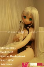 GUAVADOLL DM02 145cm Dカップ ノーマル肌 手描きメイク ビニール製のヘッド 弱気 アニメドール - 画像 (4)