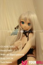 GUAVADOLL DM02 145cm Dカップ ノーマル肌 手描きメイク ビニール製のヘッド 弱気 アニメドール - 画像 (5)