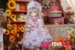 GUAVADOLL DM02 136cm  AAカップ ノーマル肌 手描きメイク ビニール製のヘッド お嬢ちゃん 華奢 楚々 アニメドール - 画像 (5)