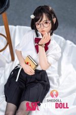 Shedoll Luoxiaoxi(洛小夕) 148cm  Dカップ フルシリコン ボディ材質選択可 顎機能追加可 ラブドール - 画像 (12)