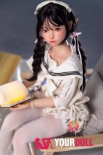 Shedoll Luoxiaoyi(洛小乙) 148cm  Dカップ フルシリコン ボディ材質選択可 顎機能追加可 人気ロり ラブドール - 画像 (12)