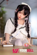 Shedoll Luoxiaoyi(洛小乙) 148cm  Dカップ フルシリコン ボディ材質選択可 顎機能追加可 人気ロり ラブドール - 画像 (2)
