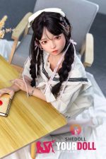 Shedoll Luoxiaoyi(洛小乙) 148cm  Dカップ フルシリコン ボディ材質選択可 顎機能追加可 人気ロり ラブドール - 画像 (11)