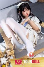 Shedoll Luoxiaoyi(洛小乙) 148cm  Dカップ フルシリコン ボディ材質選択可 顎機能追加可 人気ロり ラブドール - 画像 (15)