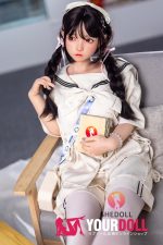 Shedoll Luoxiaoyi(洛小乙) 148cm  Dカップ フルシリコン ボディ材質選択可 顎機能追加可 人気ロり ラブドール - 画像 (7)