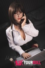 JiuShengDoll Yuka #78B 160cm Eカップ ノーマル肌 顎機能付き フルシリコン 美人OL エロ 巨乳 ラブドール - 画像 (6)