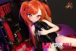 MOZU サリーヒル(萨丽希尔) 85cm 小胸 6kg 肌色＆瞳色＆ウィッグ＆メイク＆衣装は画像と同じ ビニールヘッド+TPEボディ MOZUの看板娘 ハート目 - 画像 (4)