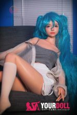 Shedoll Xiyuan(兮沅) 148cm Dカップ フルシリコン ボディ材質選択可 可愛い ブルー ラブドール - 画像 (24)