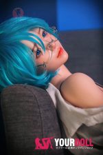 Shedoll Xiyuan(兮沅) 148cm Dカップ フルシリコン ボディ材質選択可 可愛い ブルー ラブドール - 画像 (6)