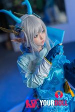 Shedoll Ailin(艾琳) 148cm  Dカップ フルシリコン ボディ材質選択可 顎機能追加可 コスプレ ラブドール - 画像 (5)