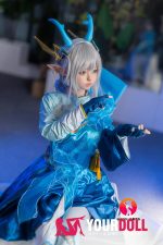 Shedoll Ailin(艾琳) 148cm  Dカップ フルシリコン ボディ材質選択可 顎機能追加可 コスプレ ラブドール - 画像 (12)