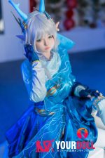 Shedoll Ailin(艾琳) 148cm  Dカップ フルシリコン ボディ材質選択可 顎機能追加可 コスプレ ラブドール - 画像 (10)