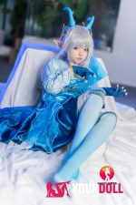 Shedoll Ailin(艾琳) 148cm  Dカップ フルシリコン ボディ材質選択可 顎機能追加可 コスプレ ラブドール - 画像 (9)