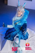 Shedoll Ailin(艾琳) 148cm  Dカップ フルシリコン ボディ材質選択可 顎機能追加可 コスプレ ラブドール - 画像 (13)