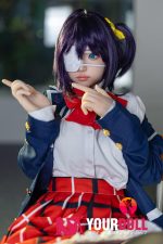 Shedoll Luoyi(洛伊) 156cm Eカップ シリコンヘッド+tpeボディ 顎機能追加可 コスプレ系 オッドアイ ラブドール - 画像 (5)