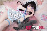 WM Dolls 黒宮 150cm  Aカップ  #Y011 ビニール製ヘッド+TPE製ボディ ノーマル肌 可愛い 癒し系 最新 ラブドール - 画像 (17)