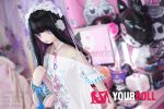 WM Dolls 黒宮 150cm  Aカップ  #Y011 ビニール製ヘッド+TPE製ボディ ノーマル肌 可愛い 癒し系 最新 ラブドール - 画像 (14)