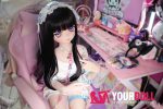 WM Dolls 黒宮 150cm  Aカップ  #Y011 ビニール製ヘッド+TPE製ボディ ノーマル肌 可愛い 癒し系 最新 ラブドール - 画像 (16)