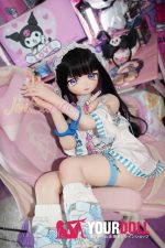 WM Dolls 黒宮 150cm  Aカップ  #Y011 ビニール製ヘッド+TPE製ボディ ノーマル肌 可愛い 癒し系 最新 ラブドール - 画像 (5)