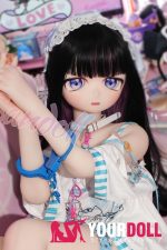 WM Dolls 黒宮 150cm  Aカップ  #Y011 ビニール製ヘッド+TPE製ボディ ノーマル肌 可愛い 癒し系 最新 ラブドール - 画像 (2)