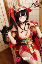 MOZU 星火 148cm Cカップ 全部画像通りの仕様付き ビニール製のヘッド+TPEボディ 2種類の星火のヘッド選択可能 - 画像 (5)