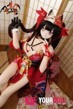 MOZU 星火 148cm Cカップ 全部画像通りの仕様付き ビニール製のヘッド+TPEボディ 2種類の星火のヘッド選択可能 - 画像 (4)