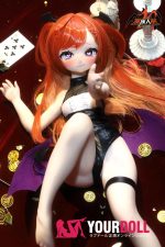 MOZU サリーヒル(萨丽希尔) 85cm 小胸 6kg 肌色＆瞳色＆ウィッグ＆メイク＆衣装は画像と同じ ビニールヘッド+TPEボディ MOZUの看板娘 ハート目 - 画像 (3)