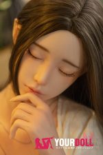 Shedoll Chuyue(楚玥) 眠り顔 165cm Fカップ超リアルな肌質感付き フルシリコン 材質選択可 リアルドール - 画像 (2)