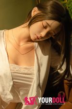 Shedoll Chuyue(楚玥) 眠り顔 165cm Fカップ超リアルな肌質感付き フルシリコン 材質選択可 リアルドール - 画像 (9)