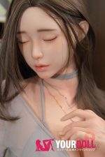 Shedoll Chuyue(楚玥) 眠り顔 165cm Fカップ超リアルな肌質感付き フルシリコン 材質選択可 高級 ラブドール - 画像 (2)