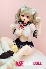 AotumeDoll #107 135cm Gカップ ケモ耳 フルTPE製 可愛い 巨乳 ラブドール - 画像 (13)