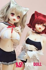 AotumeDoll #107 135cm Gカップ ケモ耳 フルTPE製 可愛い 巨乳 ラブドール - 画像 (12)