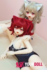 AotumeDoll #108 135cm Gカップ ケモ耳 フルTPE製 癒し系 巨乳 ラブドール - 画像 (15)