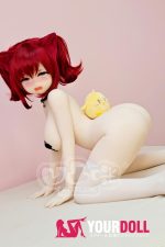 AotumeDoll #110 135cm Gカップ ケモ耳 照れ顔 フルTPE製 巨乳 ラブドール - 画像 (6)