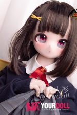 MOZU ルビーちゃん 大胸 141cm 23kg 画像通りの仕様付き ビニール製のヘッド+TPEボディ泣き顔 バッテン口 - 画像 (7)